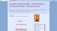 Desktop Screenshot of carmelite-book-studies--the-relations.blogspot.com