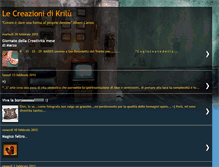 Tablet Screenshot of lecreazionidikrilu.blogspot.com