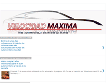 Tablet Screenshot of f1velocidadmaxima.blogspot.com
