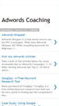 Mobile Screenshot of adwords-coaching.blogspot.com