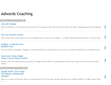 Tablet Screenshot of adwords-coaching.blogspot.com