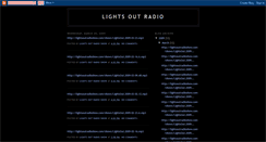 Desktop Screenshot of lightsoutradio.blogspot.com