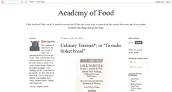 Desktop Screenshot of academyoffood.blogspot.com