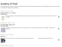 Tablet Screenshot of academyoffood.blogspot.com