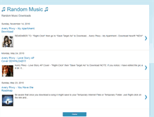 Tablet Screenshot of fullyrandommusic.blogspot.com