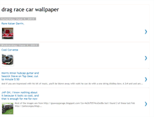 Tablet Screenshot of drag-race-car-wallpaper.blogspot.com