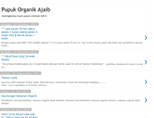 Tablet Screenshot of organik-ajaib.blogspot.com