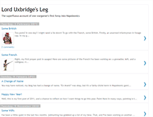 Tablet Screenshot of lord-uxbridges-leg.blogspot.com