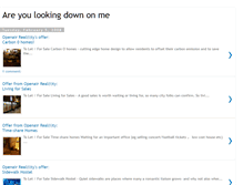 Tablet Screenshot of lookingdownonme.blogspot.com