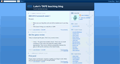 Desktop Screenshot of luketheteacher.blogspot.com