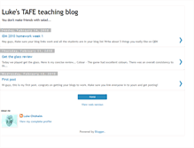 Tablet Screenshot of luketheteacher.blogspot.com