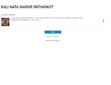 Tablet Screenshot of kalimatamandirpathankot.blogspot.com