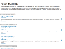 Tablet Screenshot of forex-training-blog.blogspot.com