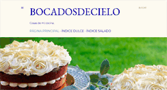 Desktop Screenshot of bocadosdecielo.blogspot.com