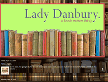 Tablet Screenshot of ladydanbury.blogspot.com