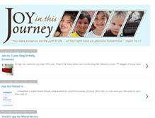 Tablet Screenshot of joyinthisjourneyreviews.blogspot.com
