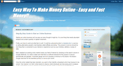 Desktop Screenshot of easyandfastonlinemoneytoyou.blogspot.com