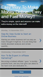 Mobile Screenshot of easyandfastonlinemoneytoyou.blogspot.com