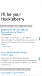 Mobile Screenshot of huckleberry1234.blogspot.com