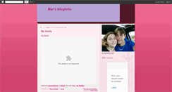 Desktop Screenshot of mariadelmarsblogfolio.blogspot.com