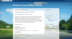 Desktop Screenshot of ministeriocasadelreyhonduras.blogspot.com