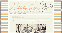 Desktop Screenshot of missyleephotography.blogspot.com