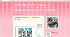 Desktop Screenshot of empresseswithpcos.blogspot.com