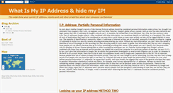 Desktop Screenshot of my-ip-adress.blogspot.com