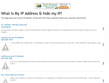 Tablet Screenshot of my-ip-adress.blogspot.com