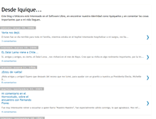 Tablet Screenshot of desdeiquique.blogspot.com