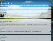 Tablet Screenshot of olssonskrypin.blogspot.com