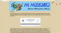 Desktop Screenshot of mimusicario.blogspot.com