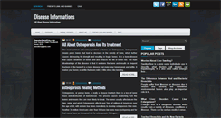 Desktop Screenshot of disease-informations.blogspot.com