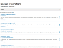 Tablet Screenshot of disease-informations.blogspot.com