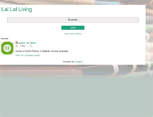 Tablet Screenshot of lallalliving.blogspot.com