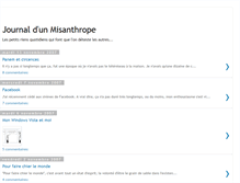 Tablet Screenshot of misanthropiejournal.blogspot.com