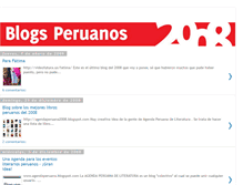 Tablet Screenshot of blogsperuanos2008.blogspot.com