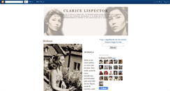 Desktop Screenshot of claricelispectorclarice.blogspot.com