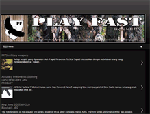 Tablet Screenshot of playfast-gallery.blogspot.com