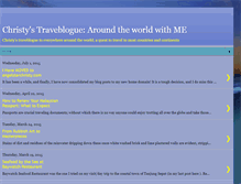 Tablet Screenshot of christytraveblogue.blogspot.com