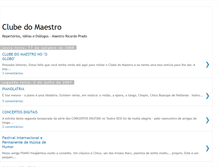 Tablet Screenshot of clubedomaestro.blogspot.com