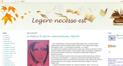 Desktop Screenshot of legere-necesse-est.blogspot.com