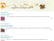 Tablet Screenshot of legere-necesse-est.blogspot.com
