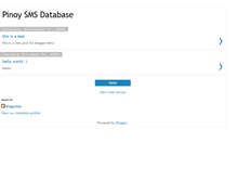 Tablet Screenshot of pinoytext.blogspot.com