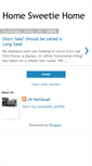 Mobile Screenshot of homesweetiehome.blogspot.com