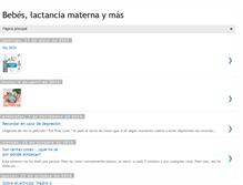 Tablet Screenshot of bebeslactanciaymas.blogspot.com