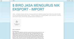 Desktop Screenshot of izinusaha-izinimport.blogspot.com