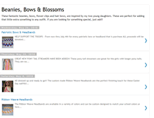 Tablet Screenshot of beaniesbowsblossoms.blogspot.com