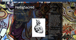 Desktop Screenshot of heiligsacred.blogspot.com