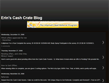 Tablet Screenshot of erinscashcrateblog.blogspot.com